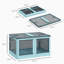 Bacs de rangement empilables avec couvercles, roues et pliables-1342412924