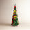 5Ft. Pre-Lit Artificial Pop Up Christmas Tree With Red & Gold Ornaments, Ribbons And 100 Warm White LED Lights
