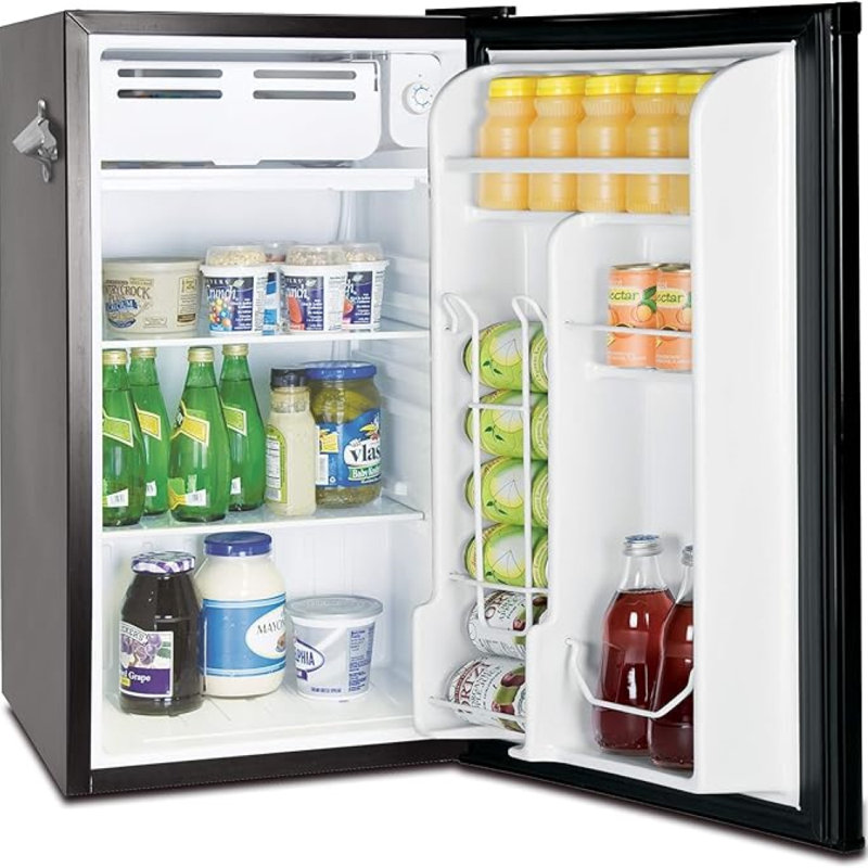 Frigidaire 3.2 CU. FT. Compact Refrigerator (Retro Design), Black