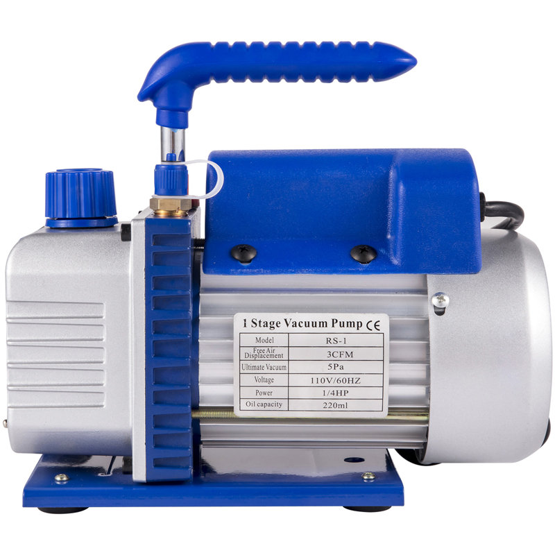 Pompe à vide d'air à une étape 3CFM 1/4 CV CVC R134a R12 R22 R410a