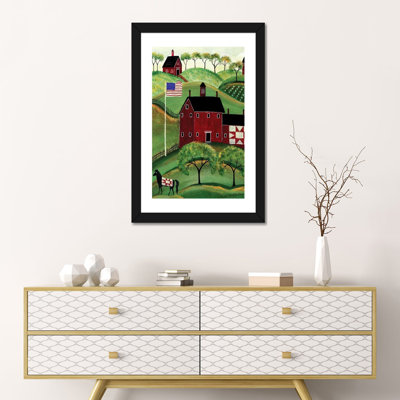 " American Red Quilt House " by Cheryl Bartley