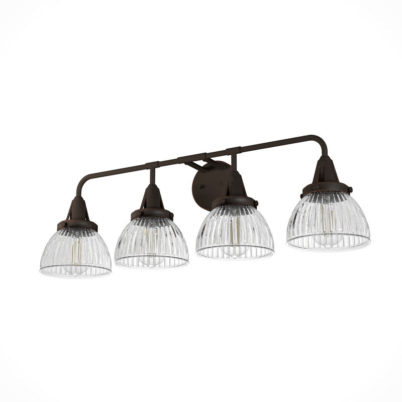 Cypress Grove 4 Light Bathroom Vanity Light, Onyx Bengal