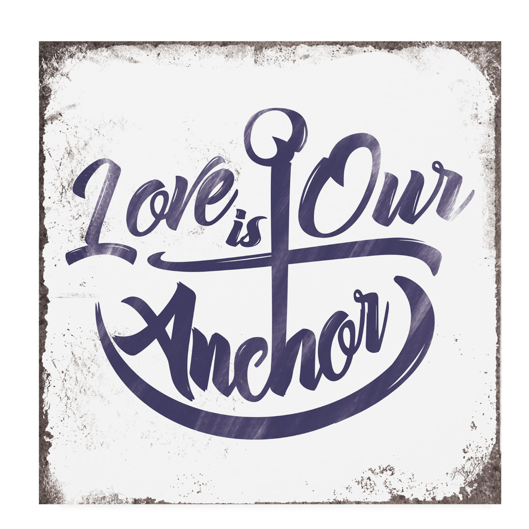 'Punny Nautical III' Textual Art on Wrapped Canvas Breakwater Bay 