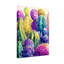 Plantes et fleurs, impression de cactus coloré aquarelle-1747488484