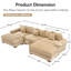 Canapé modulaire Camur Corduroy