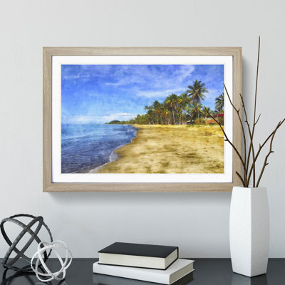 Palm Tree Beach Vol.1 - Framed Print