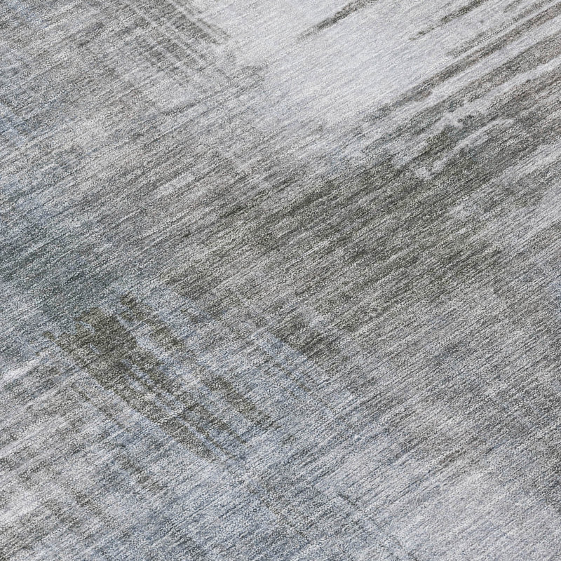 Machine Washable Indoor/Outdoor Chantille ACN2718 Abstract Rug, 10' x 14', Taupe