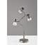 Lampe de bureau en métal Fadya