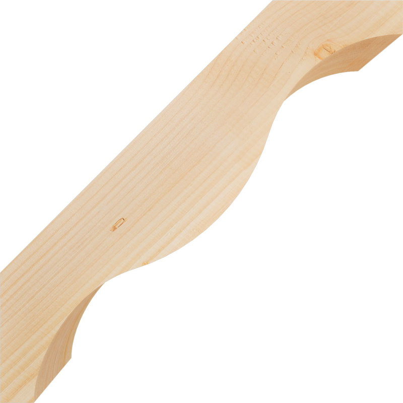 Attelle de genou Funston, Sapin de Douglas, Lisse, H 20 po x l 5,5 po x P 20 po