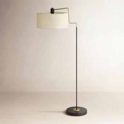 Wenham 57'' Swing Arm Floor Lamp