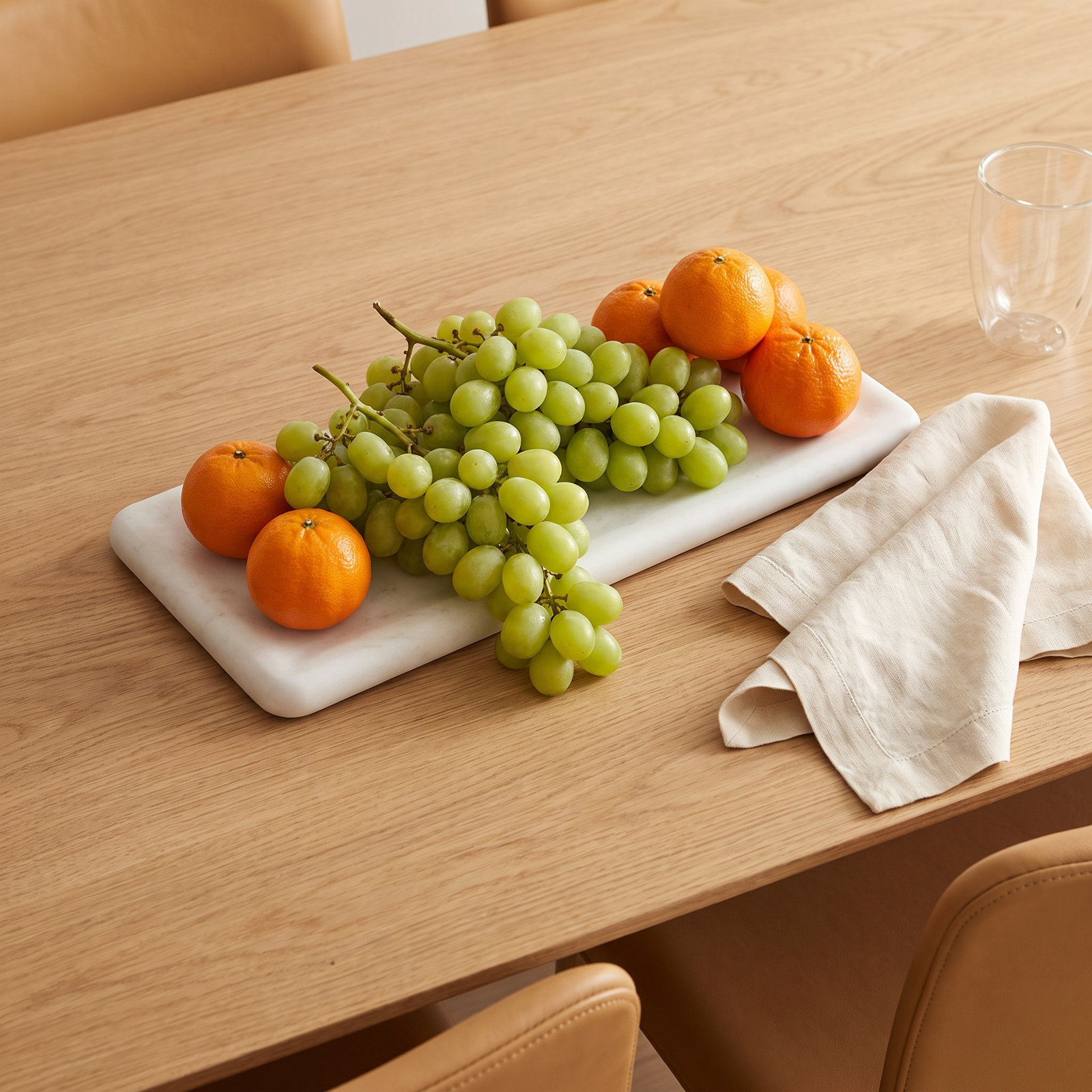 Clara Mae Genuine Marble Decorative Tray