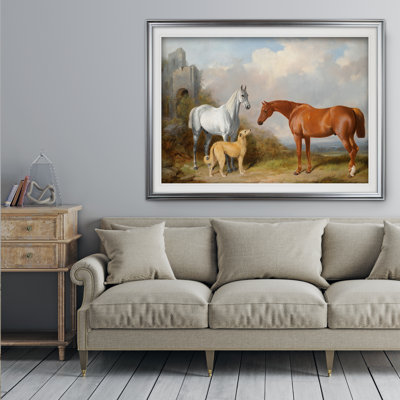 " Vintage Horse Pastoral "