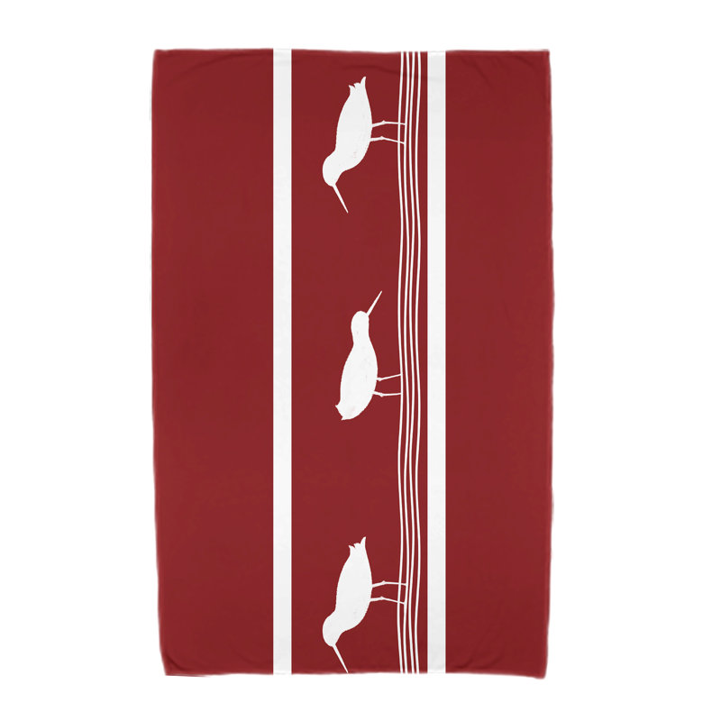 Serviette de plage Ludwig, Rouge