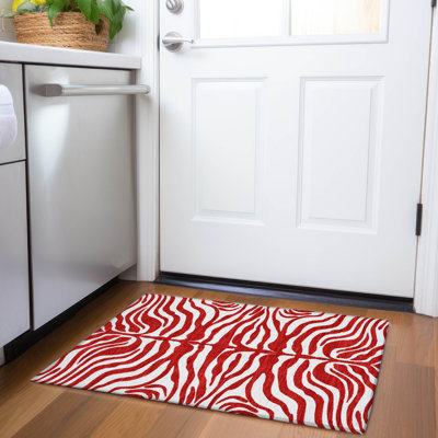 Premium Machine Washable Kian AMF1042 Animal Print Rug