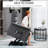 Power Lift Chair with Vibration Massage, Fabric Upholstered Recliner Chair for Elderly with Remote Control, Side Pockets, Grey