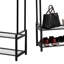 Stapleton Clothing Rack Stand 110cm With Shoe Shelves