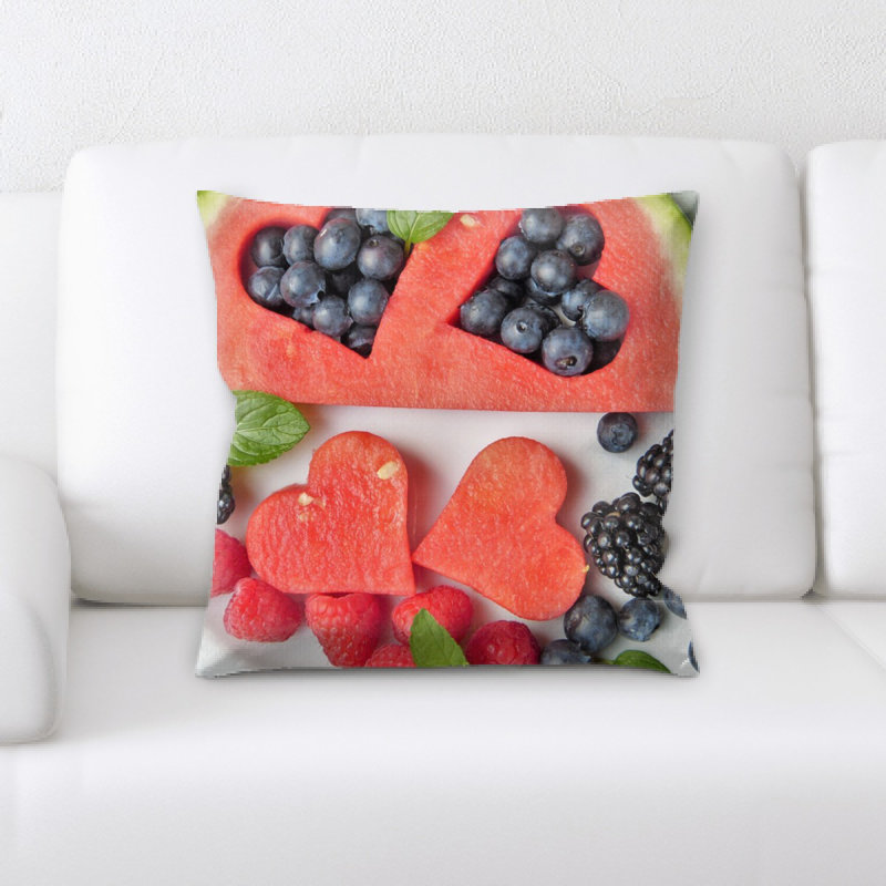 Coussin décoratif fruit