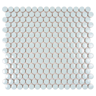 Cirkel 11.46'' W x 12.4'' L Porcelain Tile Mosaic Sheet