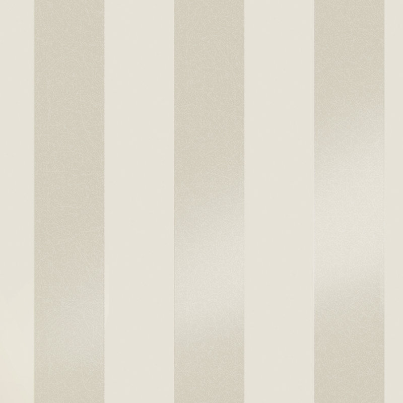 Laura Ashley Lille Pearlescent Stripe Wallpaper, Linen