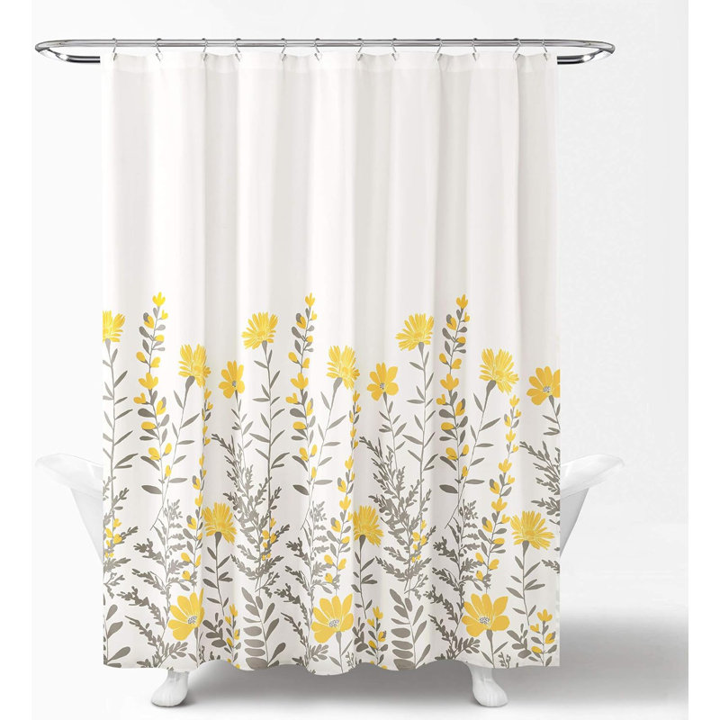 Lush Decor Aprile Floral Shower Curtain
