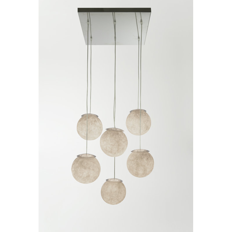 Luna 6 - Light Chrome Sphere Pendant