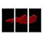 " Red River Or Red Ink Liquid Art " 3 - Pieces-1117685233-1117685236