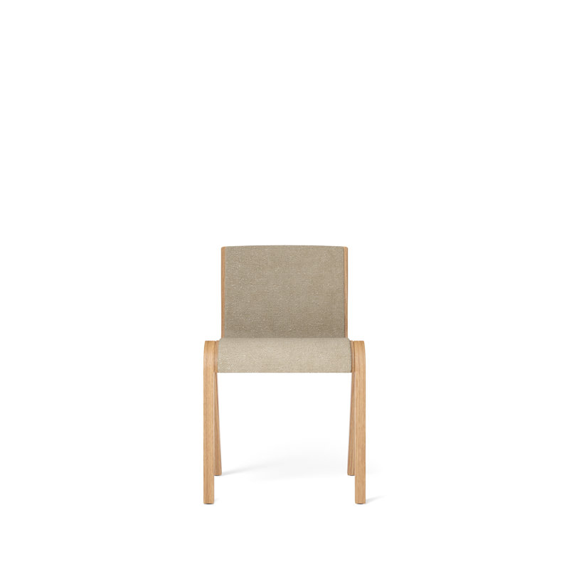 Ready Upholstered Dining Chair, Red Stained Oak, Bouclé 02 Acrylic