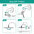 Rain Adjustable Shower Head 1.8 GPM GPM-86725487