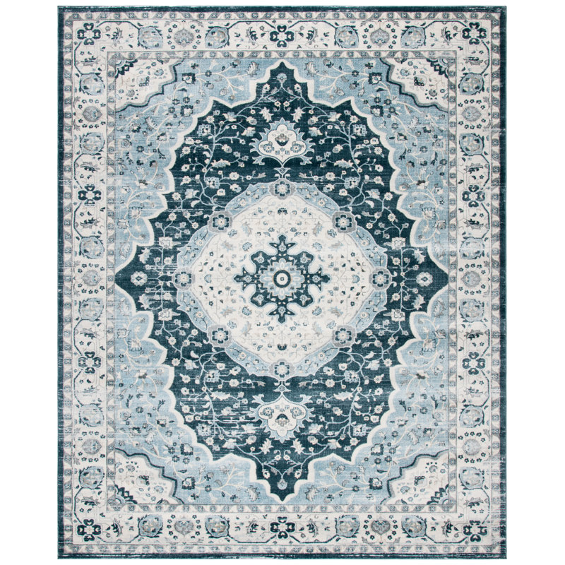 Virgilina Oriental Hand Woven Area Rug, Rectangle 61 x 91 cm