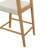 Ashford 25'' Solid Rubberwood Counter Stools With Upholstered Seat And Curved Back-114701183