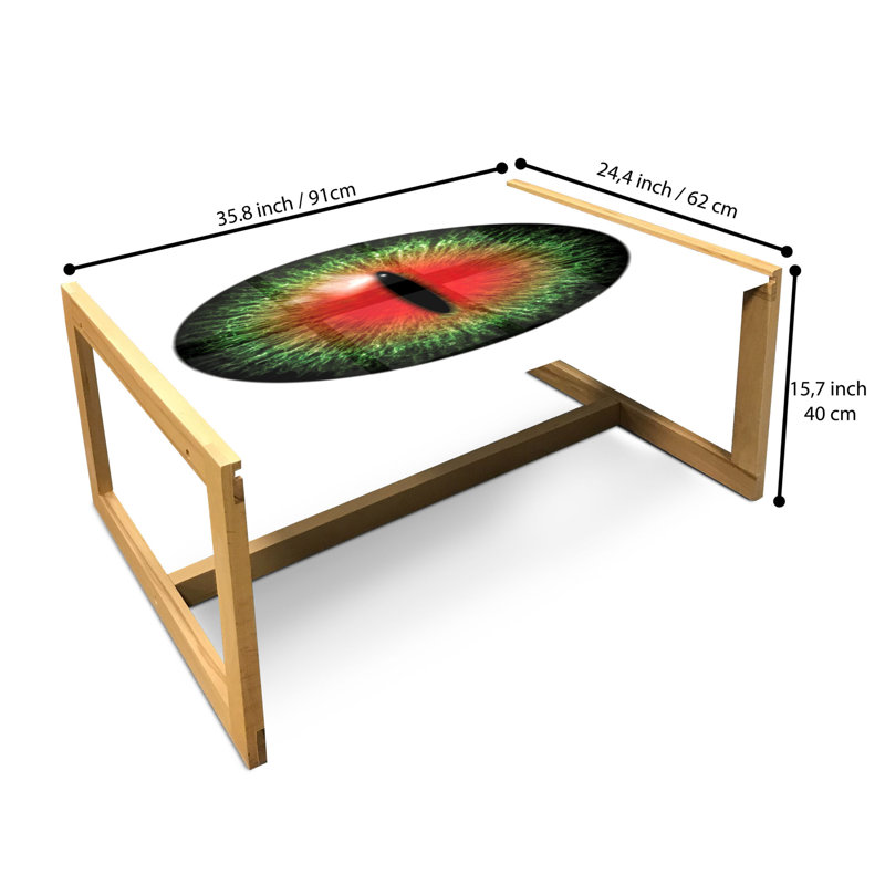 Irruj Sled Coffee Table, 90cm H x 62cm W x 40cm D