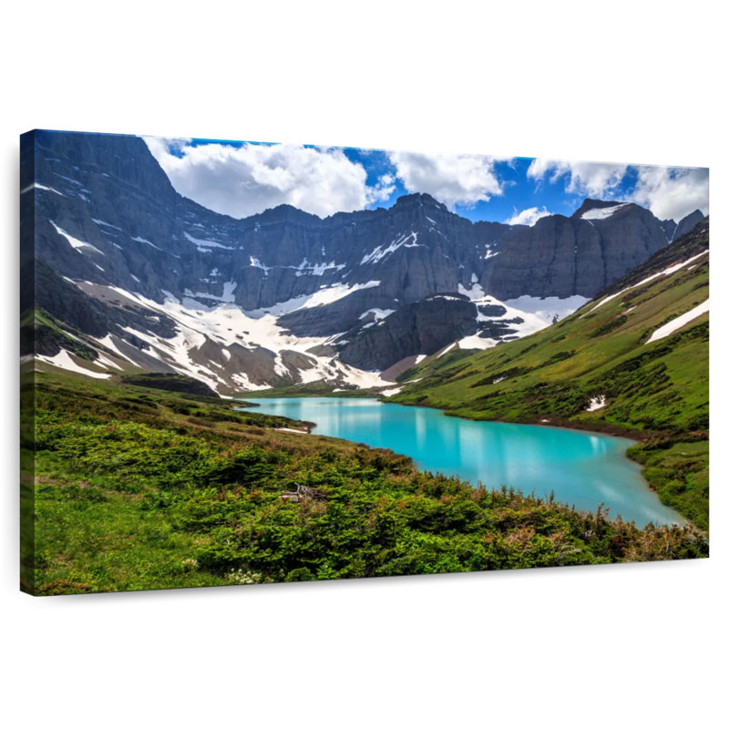 Alvord turquoise Cracker Lake, H 34 po x l 51 po
