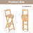 Juro Solid Wood Counter Stool-378757210