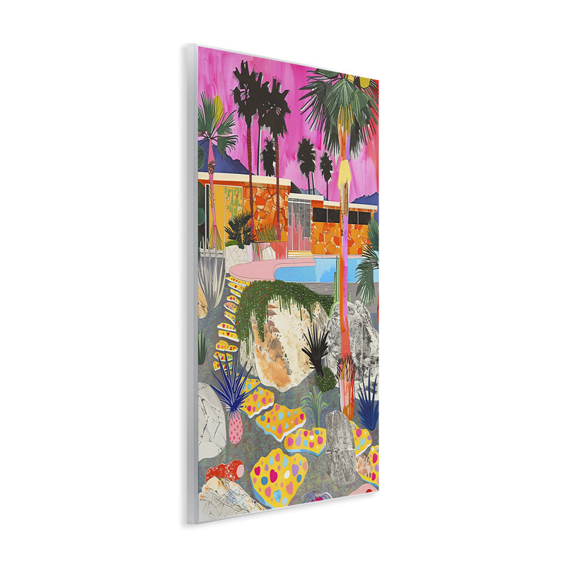 "Modern Modern Villa Collage" par Jess Stempel, H 19 po x l 13 po