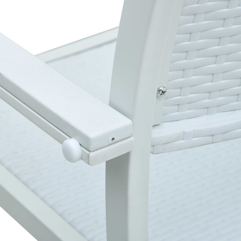 Chaise de patio Malerie, 4, Black