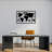 Decorative Metal Wall Accessory, Black, 35.4 x 22.8 inches | 100% Metal, Thickness: 0.06 inches | Easy Wall Mount with Back Hanging Piece | Stylish Home Decor for Living Room, Bedroom, or Office