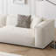 Canapé modulaire en velours blanc-137004222