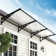 Dakota Fields 270cm W x 90cm D Plastic Cover Retractable Door / Window Awning