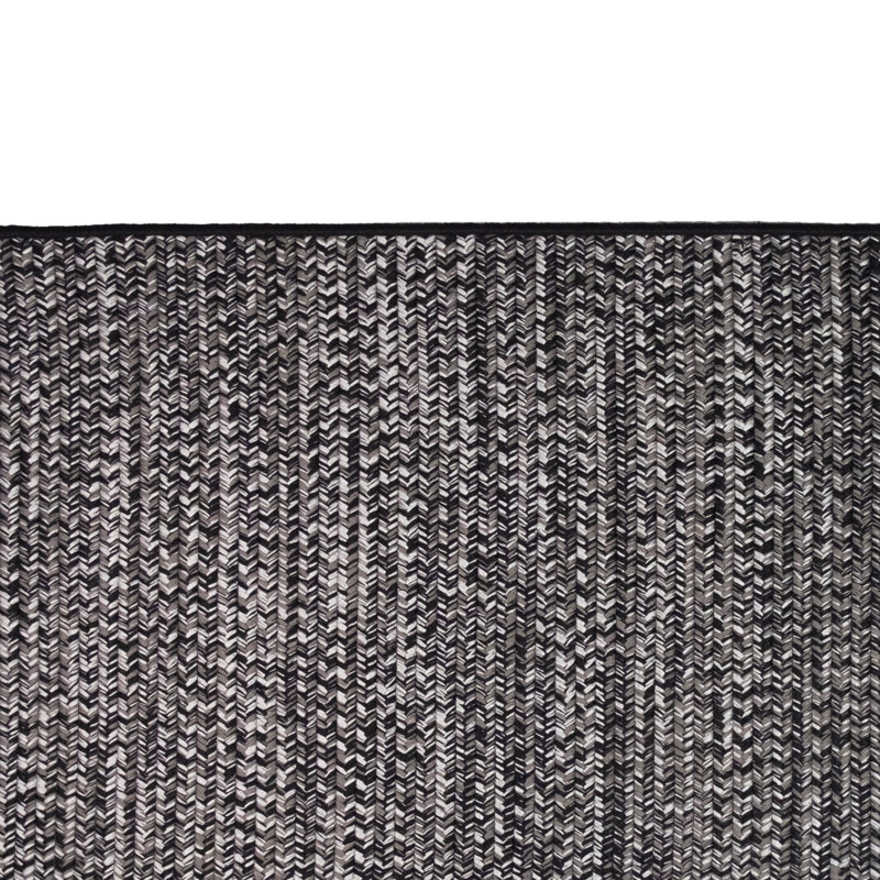 Tapis intérieur / extérieur rectangulaire en polypropylène tressé à la machine Marivic, Rectangle 9 pi x 12 pi