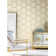 Off White Grey Silver Trellis Honeycomb Hexagon Lines Pattern Wallpaper 3d