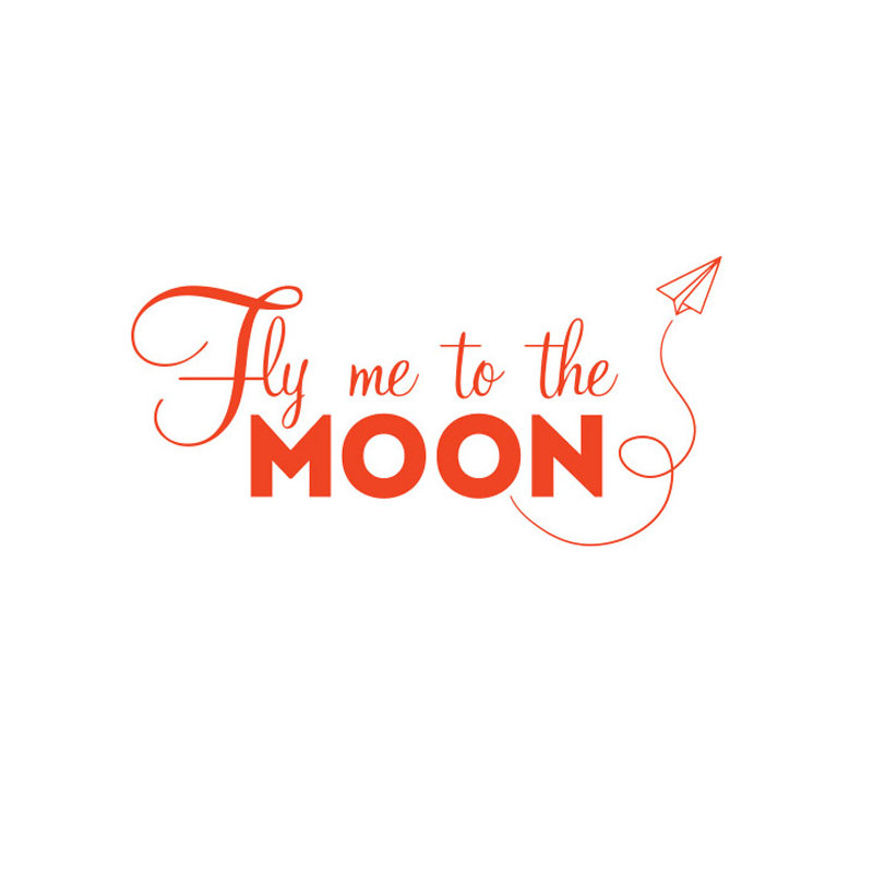 Wall Decal, Medium, Orange