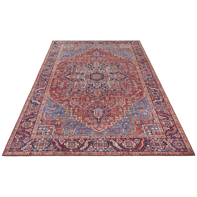 Amata Tufted Red Rug, Rectangle 160 x 230cm