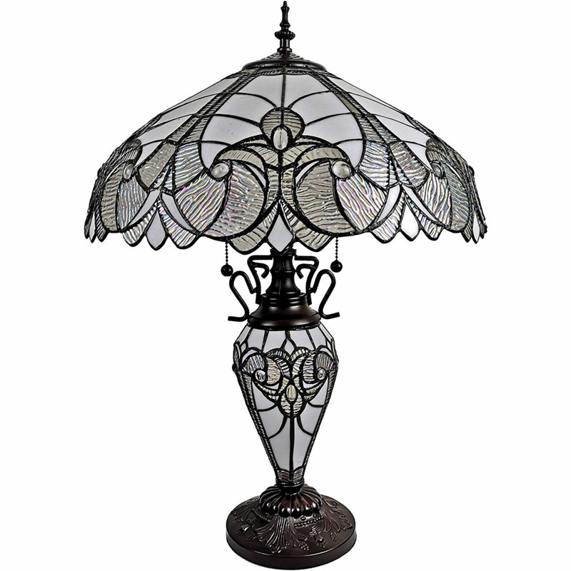 Lampe de banquier Davy, H 27 po x l 22 po x P 12 po
