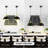 2 - Light 11.81" Dimmable Modern Industrial Black Dome Kitchen Island Pendant Light-301580114
