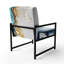 Crillon - Fauteuil d'appoint rembourré en marbre-898065307