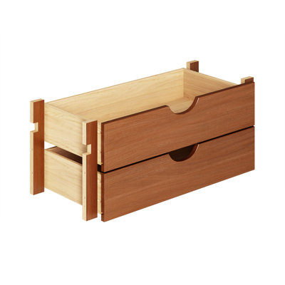 Ensemble de rangement modulaire 2 tiroirs Chirlin