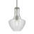 15.25" 1-Light Bell Pendant with Clear Glass