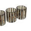 3 Piece Glass Tabletop Tealight Holder Set