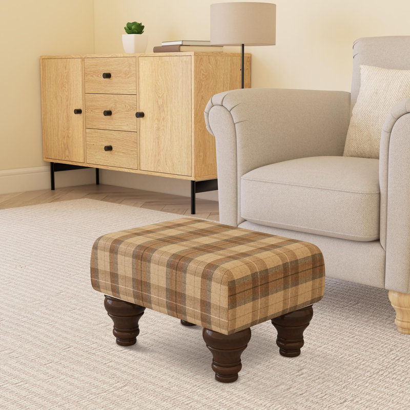 Manufactured Wood Accent Stool, Mahogany