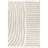 Ianthe Abstract Stripes High-Low Tasseled Area Rug-1603027266